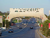 Marbella, ingang via de autopista